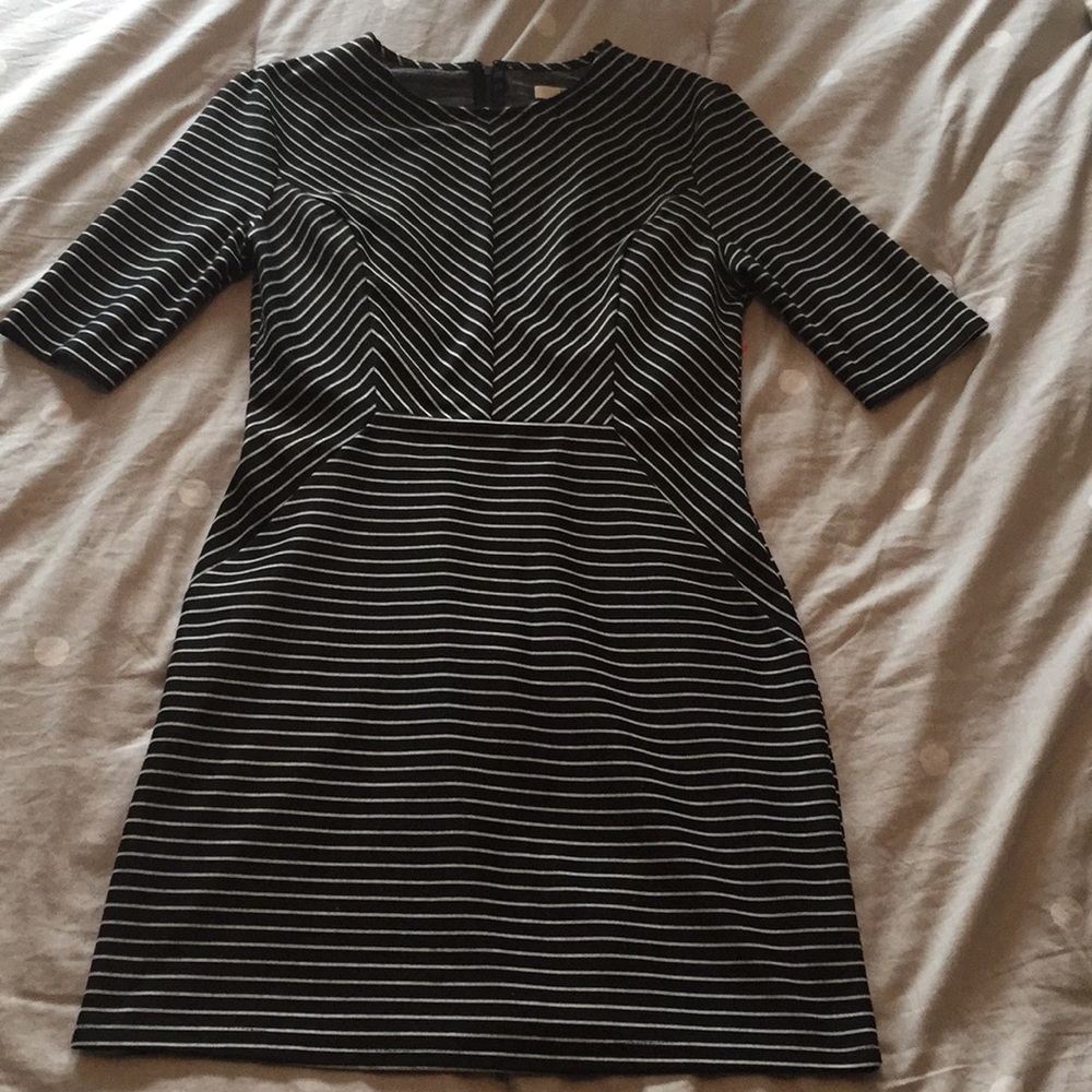 Ya Los Angeles Black Stripe Dress